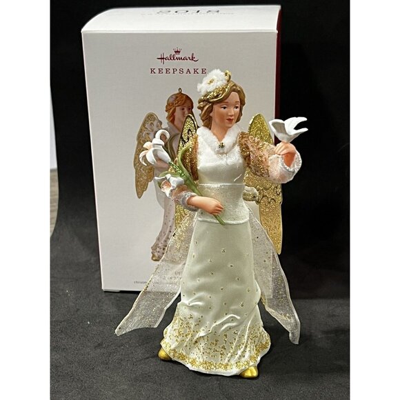 2018 Hallmark Christmas Ornament PEACE 1st in the Christmas Angels Series HM11 - Picture 2 of 7